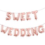 Gold Wedding Banner Foil Balloon Factory - 16 Inch Sweet Party Decoration