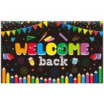 Welcome Back to School Background Banner Manufacturer - Wholesale Custom Printed Prop