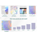 Champagne Gold Wall Backdrop Set Manufacturer - 12pcs/set Square Sequin Panel Decor