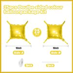 Gold Square Foil Balloons Manufacturer - New Design 19 Inch Graduation Birthday