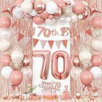 Rose Gold Latex Confetti Balloon Set Factory - Custom 40 Inch Birthday Banner