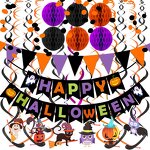 Halloween Spiral Paper Banner Manufacturer - Wholesale Custom Black Orange