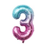 Gradient Number Foil Balloon Manufacturer - Wholesale 32 Inch Birthday Star