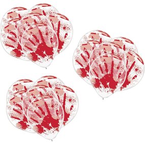 Clear Latex Balloons Factory - Wholesale 18pcs Set Custom Red Hand Print