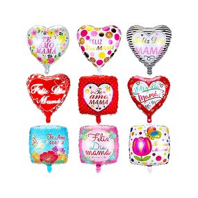 TE AMO MAMA Foil Balloons Factory - 18-Piece Round Helium 6 Color Printing