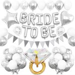 Bride Be Foil Balloon Banner Manufacturer - 16 Inch Durable Wedding Engagement