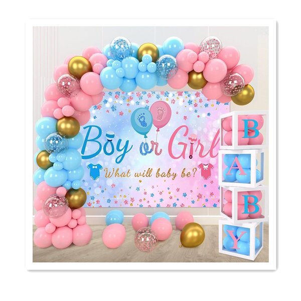 Baby Shower Balloon Set Factory - Custom Pink Blue Gender Reveal Wholesale