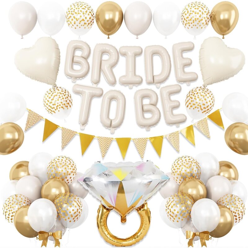 Bride Be Foil Balloon Banner Manufacturer - 16 Inch Durable Wedding Engagement