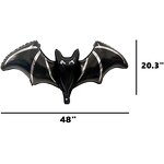 Halloween Bat Foil Balloon Set Factory - Wholesale 6pcs Giant Black for Party