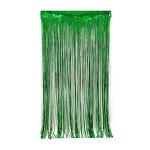 Metal Laser Foil Party Curtain Factory - 1*2M Colorful Pink Backdrop Wall Decor