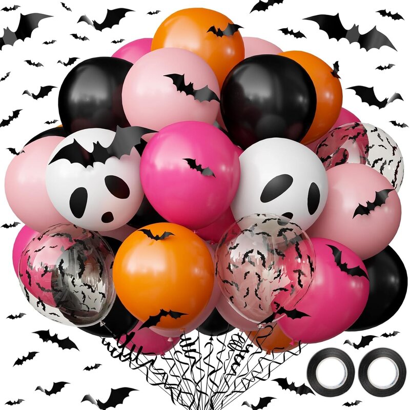 Halloween Party Balloon Set Manufacturer - Wholesale Custom Pink Rose Orange Ghost