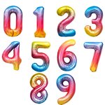 Gold Silver Number Balloons Factory - 32inch Helium Big Size Wedding Birthday