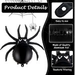 Halloween Spider Balloon Set Manufacturer - Eco-Friendly 6-Piece Large Black