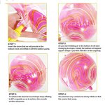 Black Agate Foil Helium Balloons Manufacturer - 6pcs/set 22 Inch 4D Marble Christmas