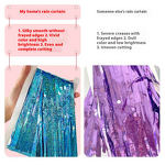 Aluminum Foil Tassels Curtain Factory - 2M Gold Silver Background Wedding Decoration