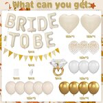 Bride Be Foil Balloon Banner Manufacturer - 16 Inch Durable Wedding Engagement