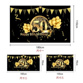 Polyester Birthday Banner Manufacturer - Custom 100D Christmas Wall Decoration