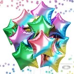 Helium Foil Star Balloons Factory - Wholesale 12-Pcs Set 18-Inch from China