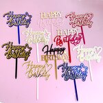 Acrylic Cake Toppers Factory - Wholesale Custom Happy Birthday Letter Design