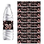 Waterproof Plastic Sticker Party Supplies Factory - Custom Logo Name New Design 24pcs