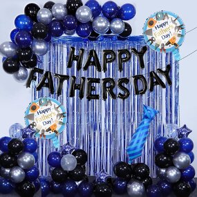 Father's Day Banner Balloons Garland Kit Manufacturer - Happy Fathers Day Family Decoration