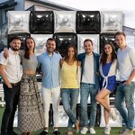 Black Silver Square Foil Balloons Manufacturer - Custom 19-Inch Double Sided Wall