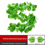 PVC Artificial Flowers Rattan Factory - Custom for Wedding Home Hanging Wall Decor