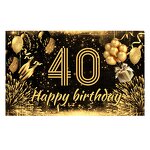 Polyester Birthday Banner Manufacturer - Custom 100D Christmas Wall Decoration