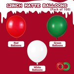 Christmas Red Green Balloons Manufacturer - Wholesale 12inch Latex 100 Pcs