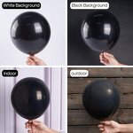 Black Latex Balloon Set Manufacturer - Custom Pack 12-Inch for Halloween Christmas