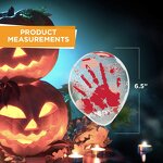 Clear Latex Balloons Factory - Wholesale 18pcs Set Custom Red Hand Print