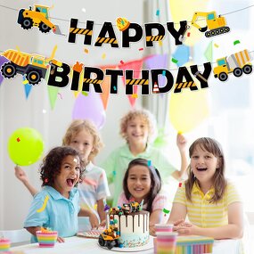 Happy Birthday Paper Banner Factory - Hot Selling 4ft Custom Car Boy's Celebration