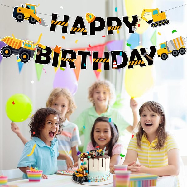 Happy Birthday Paper Banner Factory - Hot Selling 4ft Custom Car Boy's Celebration