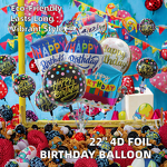 4D Happy Birthday Foil Balloon Manufacturer - Wholesale 22 Inch Printed Party Decorations
