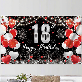 Birthday Party Wall Decorations Manufacturer - Factory Custom Logo Pattern Photo