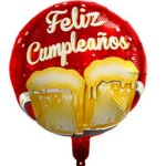 Feliz Cumpleanos Balloon Manufacturer - Happy Birthday Round Shape Foil Party