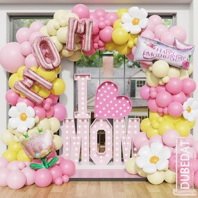 Mother's Day Balloons Garland Arch Kit Factory - Exquisite 128Pcs/set Home Decor
