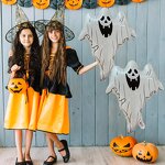 Ghost Glow Balloons Factory - 3pcs Halloween Large Plastic Adult Themed Party