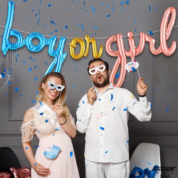 Foil Letter Balloon Set Manufacturer - High Quality Gender Reveal for Baby Shower