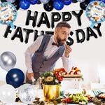 Father's Day Banner Balloons Garland Kit Manufacturer - Happy Fathers Day Family Decoration