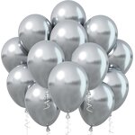 Metallic Chrome Latex Balloons Manufacturer - Set of 30 12-Inch for New Year Birthday