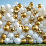 Latex Balloon Kit Manufacturer - Custom 138pcs/set 10-12 Inch with Glue Dots