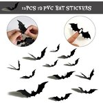 Halloween Latex Foil Balloon Set Manufacturer - New Design 12 Inch Red Black Bat