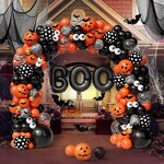 Halloween Latex Foil Balloon Set Manufacturer - Wholesale Custom Black Orange BOO
