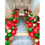 Christmas Latex Balloons Factory - 56pcs/set 12 Inch Gold Red Green Confetti
