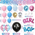 Gender Reveal Decorations Manufacturer - 109Pcs Boy or Girl Baby Shower Party