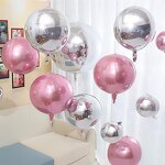 Large 4D Foil Party Balloons Manufacturer - Wholesale 10 Pcs/set 22 Inch Metallic