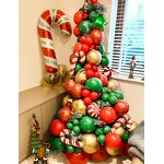 Christmas Latex Balloons Factory - 56pcs/set 12 Inch Gold Red Green Confetti