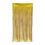 Metal Laser Foil Party Curtain Factory - 1*2M Colorful Pink Backdrop Wall Decor