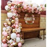 Mother's Day Balloons Garland Arch Kit Factory - Hot Sale Pink White Home Decor